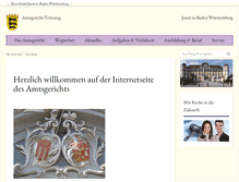 Tablet Screenshot of amtsgericht-tettnang.de